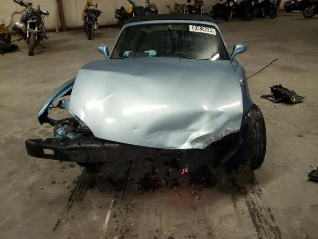 JM1NB353120224160 - 2002 MAZDA MX-5 MIATA BASE BLUE photo 5