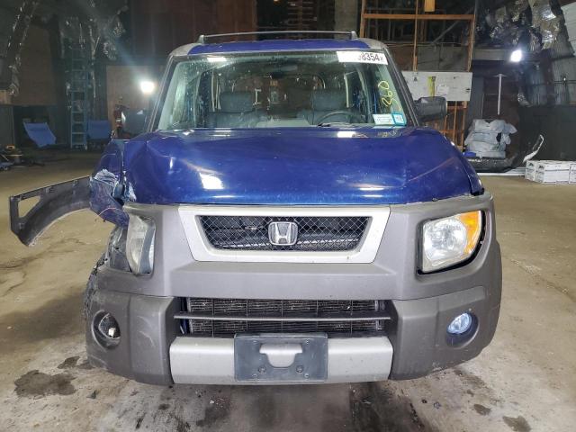 5J6YH276X4L038772 - 2004 HONDA ELEMENT EX BLUE photo 5