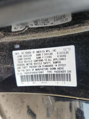 1HGCR3F84EA016867 - 2014 HONDA ACCORD EXL Қара фото 13