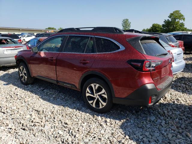 4S4BTAMC1N3122670 - 2022 SUBARU OUTBACK LIMITED BURGUNDY photo 2