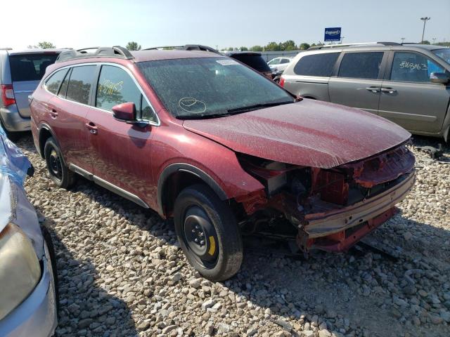 4S4BTAMC1N3122670 - 2022 SUBARU OUTBACK LIMITED BURGUNDY photo 4