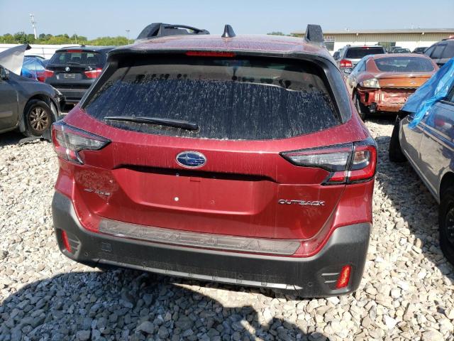 4S4BTAMC1N3122670 - 2022 SUBARU OUTBACK LIMITED BURGUNDY photo 6