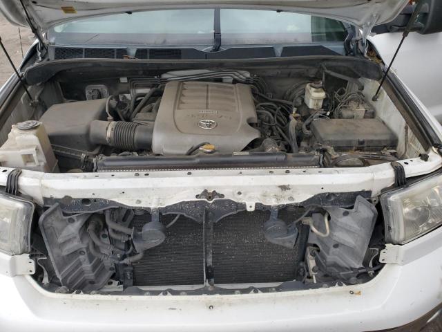 5TFUM5F17AX014182 - 2010 TOYOTA TUNDRA DOUBLE CAB SR5 WHITE photo 11