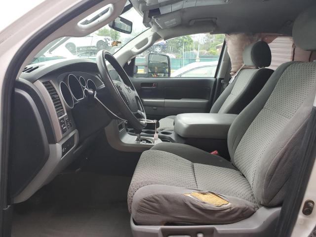 5TFUM5F17AX014182 - 2010 TOYOTA TUNDRA DOUBLE CAB SR5 WHITE photo 7
