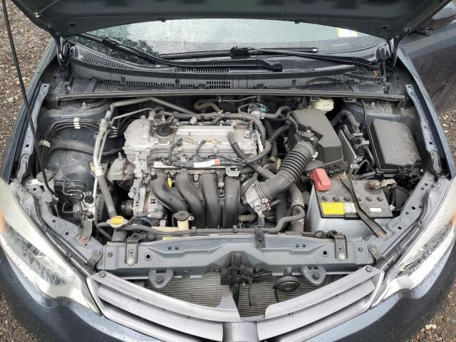 2T1BURHE0FC230010 - 2015 TOYOTA COROLLA L BLUE photo 11