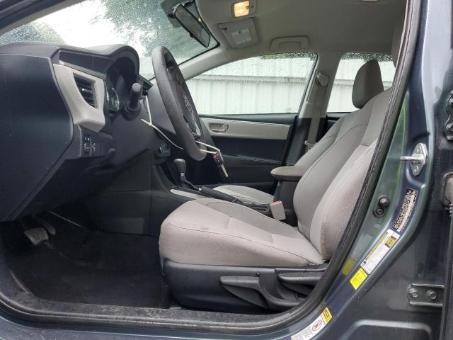 2T1BURHE0FC230010 - 2015 TOYOTA COROLLA L BLUE photo 7