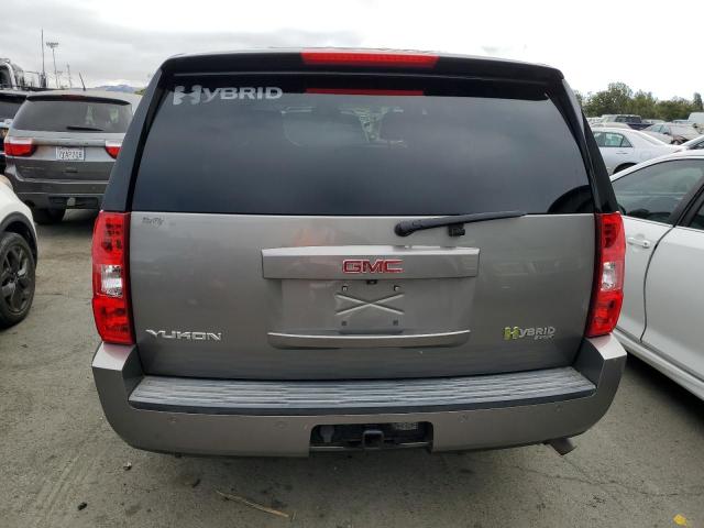 1GKFK13598R237969 - 2008 GMC YUKON HYBRID CHARCOAL photo 6