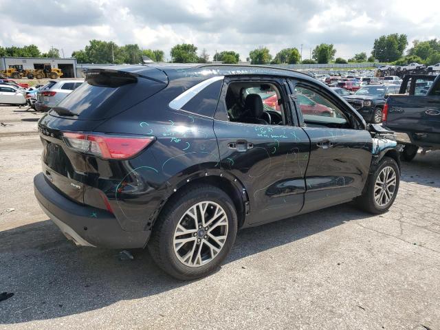 1FMCU9H69MUA04251 - 2021 FORD ESCAPE SEL BLACK photo 3