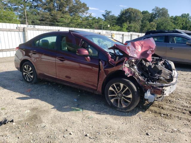 19XFB2F84DE093213 - 2013 HONDA CIVIC EX 栗色 照片 4