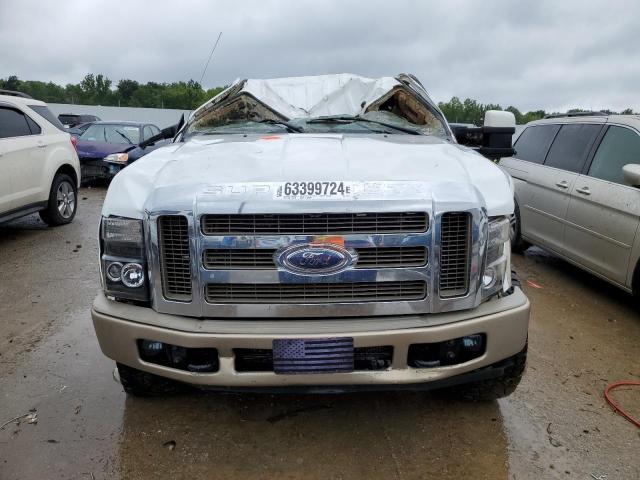 1FTSW21R48EB18728 - 2008 FORD F250 SUPER DUTY WHITE photo 5