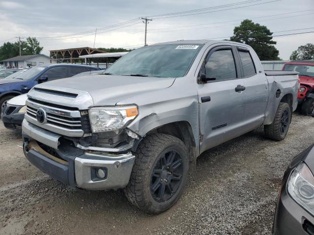 5TFUW5F16HX667560 - 2017 TOYOTA TUNDRA DOUBLE CAB SR/SR5 SILVER photo 1