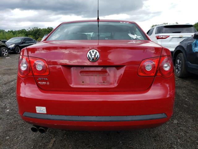 3VWGG71K77M136052 - 2007 VOLKSWAGEN JETTA RED photo 6