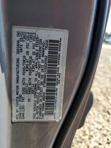 5TBRN34131S206952 - 2001 TOYOTA TUNDRA ACCESS CAB SR5 GRAY photo 12