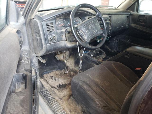 1D7HG42N04S749332 - 2004 DODGE DAKOTA SLT BLACK photo 8