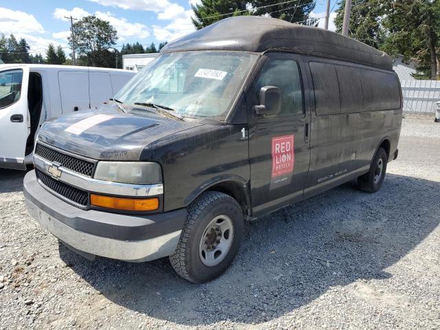 1GAHG39U051193749 - 2005 CHEVROLET EXPRESS G3 BLACK photo 1