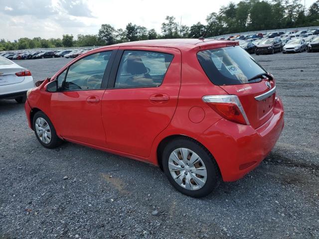 VNKKTUD32EA005737 - 2014 TOYOTA YARIS RED photo 2