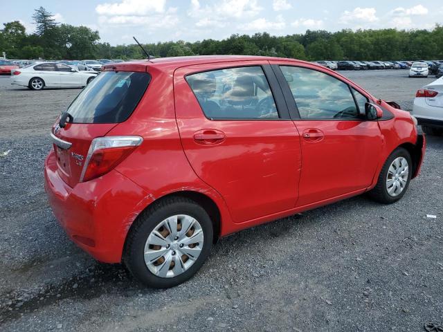 VNKKTUD32EA005737 - 2014 TOYOTA YARIS RED photo 3