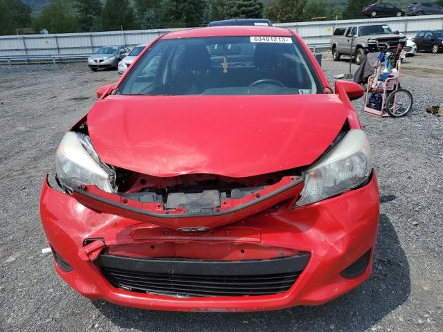 VNKKTUD32EA005737 - 2014 TOYOTA YARIS RED photo 5