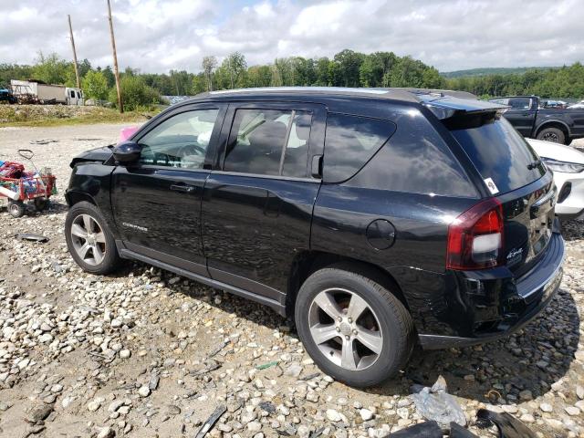 1C4NJDEB0HD100141 - 2017 JEEP COMPASS LATITUDE BLACK photo 2