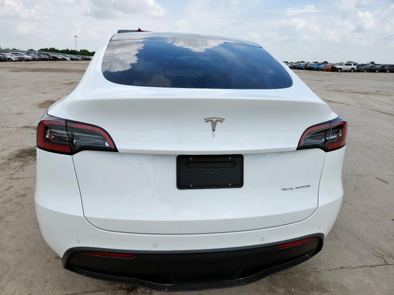 5YJYGDEE8MF269865 - 2021 TESLA MODEL Y 白色 照片 6