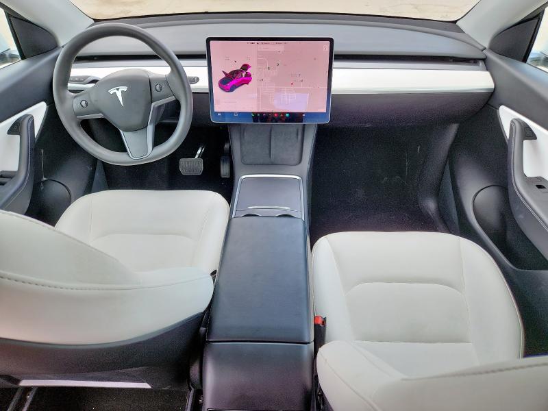 5YJYGDEE8MF269865 - 2021 TESLA MODEL Y 白色 照片 8