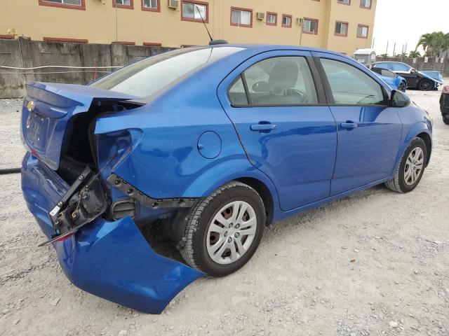 1G1JB5SHXH4159524 - 2017 CHEVROLET SONIC LS BLUE photo 3