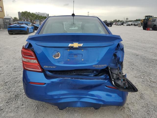 1G1JB5SHXH4159524 - 2017 CHEVROLET SONIC LS BLUE photo 6