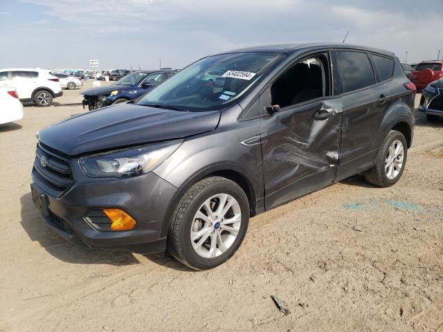 1FMCU0F79KUB00952 - 2019 FORD ESCAPE S GRAY photo 1