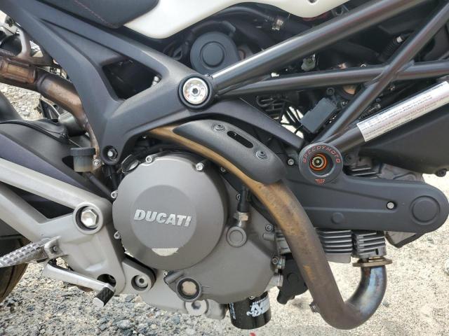 ZDM1RADN2CB059361 - 2012 DUCATI MONSTER 696 WHITE photo 7