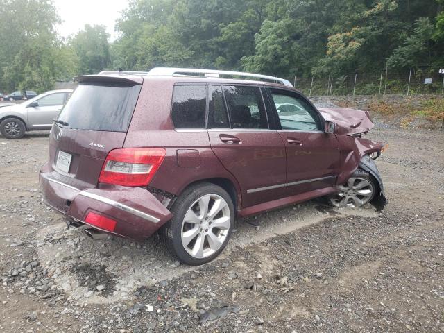 WDCGG8HB9AF430410 - 2010 MERCEDES-BENZ GLK 350 4MATIC MAROON photo 3