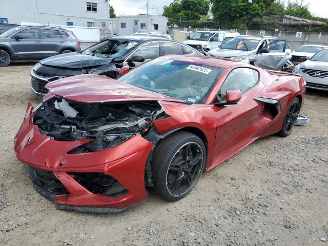 1G1YB2D40N5122110 - 2022 CHEVROLET CORVETTE STINGRAY 2LT RED photo 1