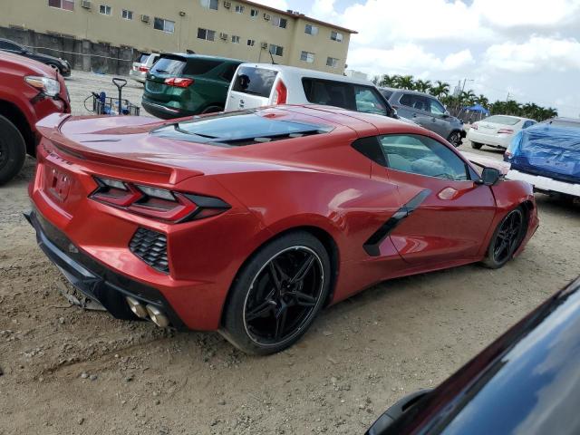 1G1YB2D40N5122110 - 2022 CHEVROLET CORVETTE STINGRAY 2LT RED photo 3