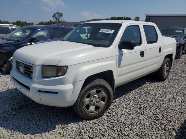 2HJYK16236H567993 - 2006 HONDA RIDGELINE RT WHITE photo 1