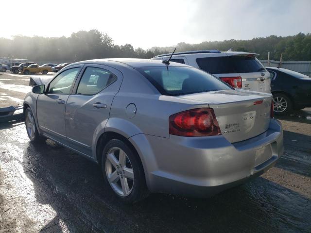 1C3CDZCB7DN612812 - 2013 DODGE AVENGER SXT SILVER photo 2