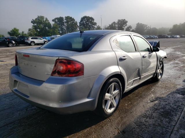 1C3CDZCB7DN612812 - 2013 DODGE AVENGER SXT SILVER photo 3