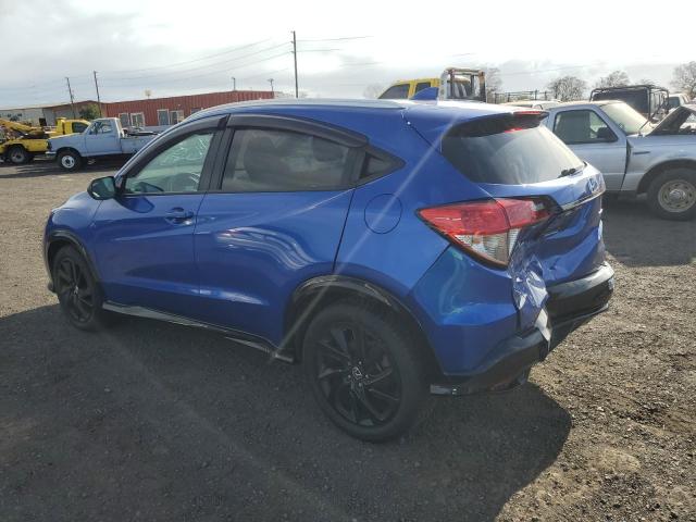 3CZRU5H15NM702092 - 2022 HONDA HR-V SPORT 蓝色 照片 2