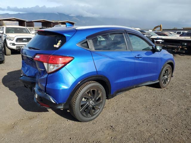 3CZRU5H15NM702092 - 2022 HONDA HR-V SPORT 蓝色 照片 3