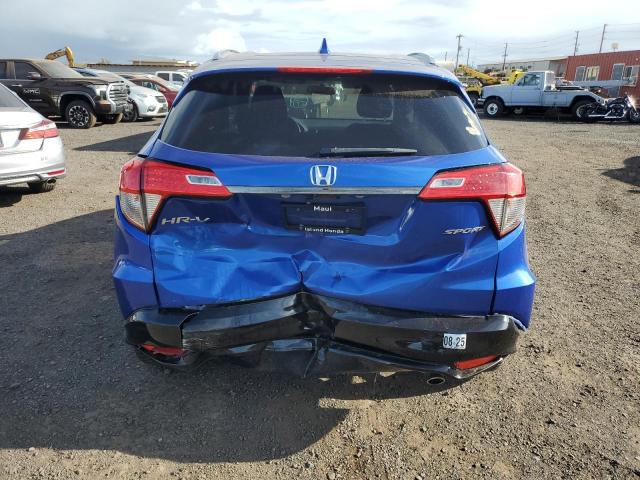 3CZRU5H15NM702092 - 2022 HONDA HR-V SPORT 蓝色 照片 6