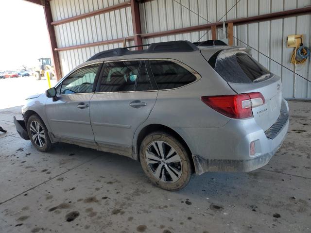 4S4BSENCXH3228273 - 2017 SUBARU OUTBACK 3.6R LIMITED SILVER photo 2
