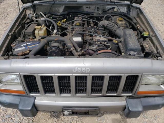 1J4FF48S4YL244700 - 2000 JEEP CHEROKEE SPORT GRAY photo 12