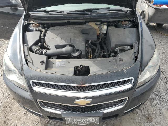 1G1ZC5E01CF379217 - 2012 CHEVROLET MALIBU 1LT შავი ფოტო 11