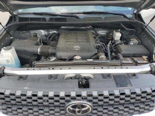 5TFUY5F14LX918935 - 2020 TOYOTA TUNDRA DOUBLE CAB SR/SR5 SILVER photo 11