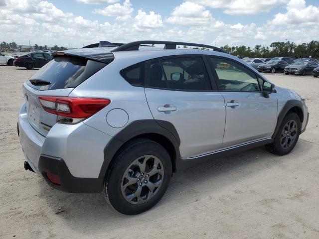 JF2GTHSC9PH301195 - 2023 SUBARU CROSSTREK SPORT SILVER photo 3