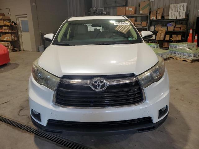 5TDJKRFH9FS073552 - 2015 TOYOTA HIGHLANDER XLE WHITE photo 5