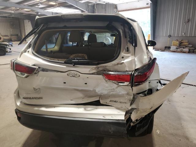 5TDJKRFH9FS073552 - 2015 TOYOTA HIGHLANDER XLE WHITE photo 6
