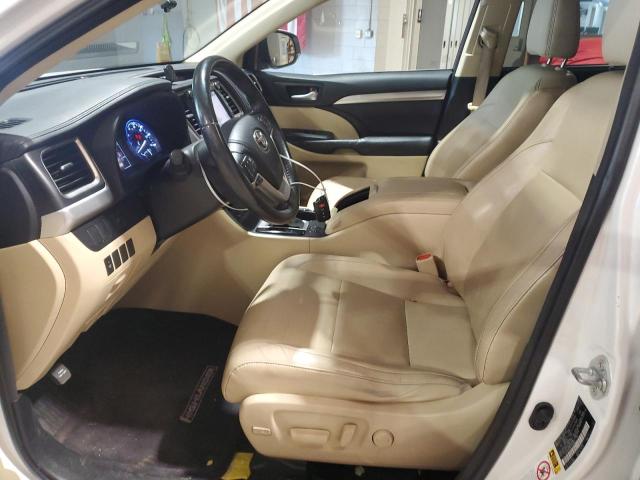 5TDJKRFH9FS073552 - 2015 TOYOTA HIGHLANDER XLE WHITE photo 7