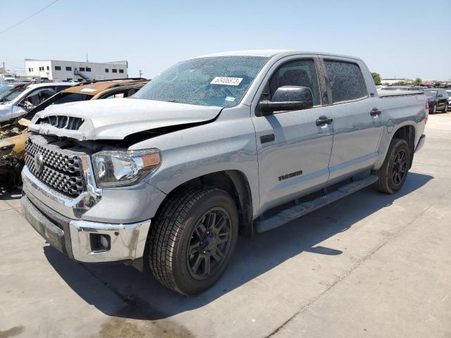 5TFEY5F14MX281521 - 2021 TOYOTA TUNDRA CREWMAX SR5 SILVER photo 1