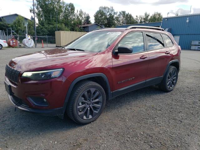 1C4PJLMXXMD158672 - 2021 JEEP CHEROKEE LATITUDE LUX BURGUNDY photo 1