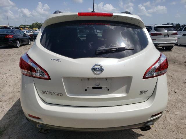 JN8AZ1MU7CW119280 - 2012 NISSAN MURANO S WHITE photo 6