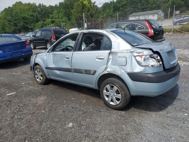 KNADE123486324879 - 2008 KIA RIO BASE SILVER photo 2